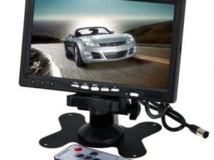 Display Monitor Headrest Shroud and stand 7″