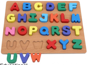 Chunky Capital ABC Wooden Puzzle